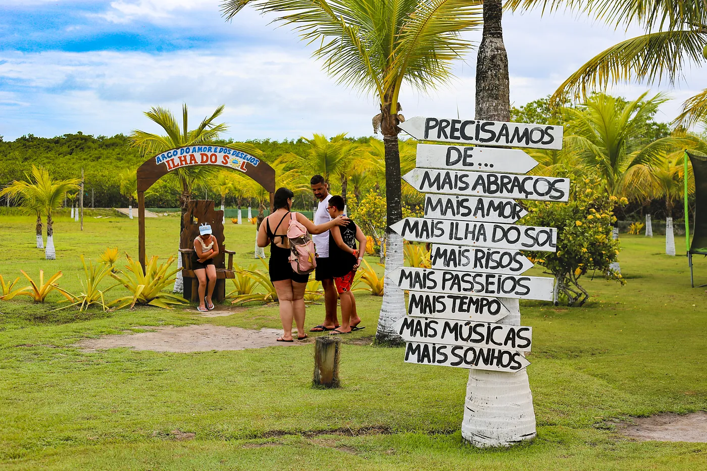 Ilha do Sol, parada do passeio de Coroa Alta