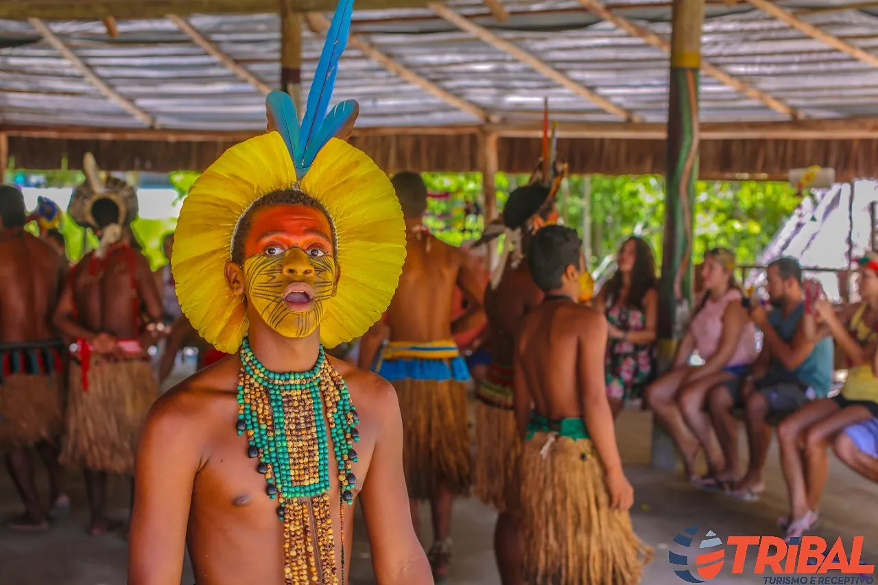 Apresentação da cultura Pataxó